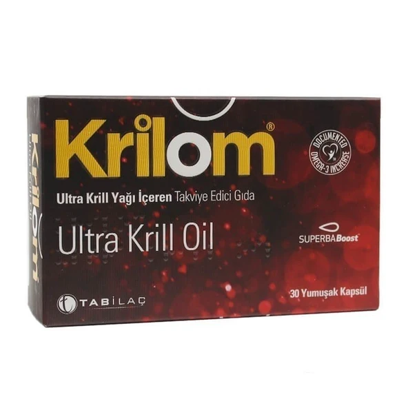 Krilom Ultra Krill Oil 30 Yumuşak Kapsül ürün görseli 1