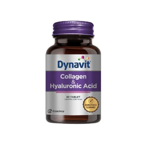 Dynavit Collagen + Hyaluronic Acid 30 Tablet ürün görseli 1