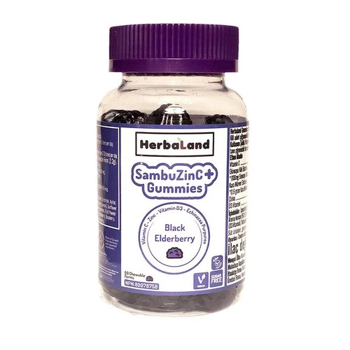 Herbaland Gummies Sambuzinc+ Chewable 60 Adet Çiğneme ürün görseli 1