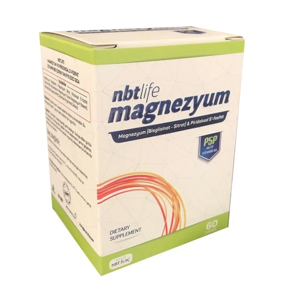 NBT Life Magnezyum P5P Vitamin B6 İçeren 60 Kapsül ürün görseli 1