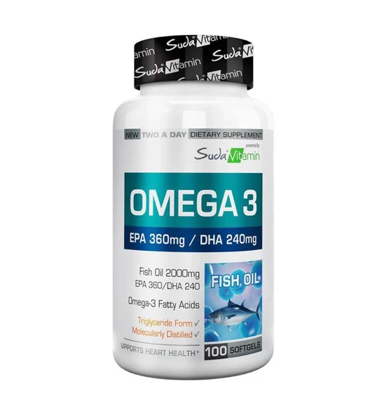 Suda Vitamin Omega-3 100 Softgels ürün görseli 1