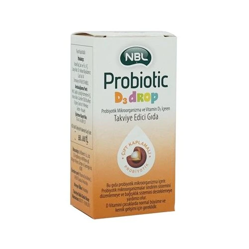 NBL Probiotic D3 Drop 7,5 ml Damla ürün görseli 1