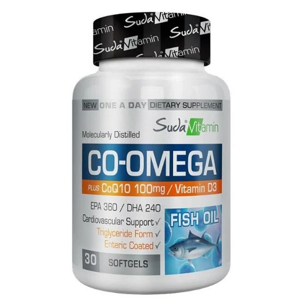 Suda Vitamin CO Omega 30 Softgels ürün görseli 1