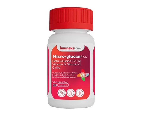 imuneks Micro-glucan Plus 30 Kapsül ürün görseli 1