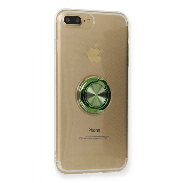 FitCase iPhone 7 Plus / 8 Plus Kılıf Gross Ring Şeffaf Arka Kapak - Resim 6
