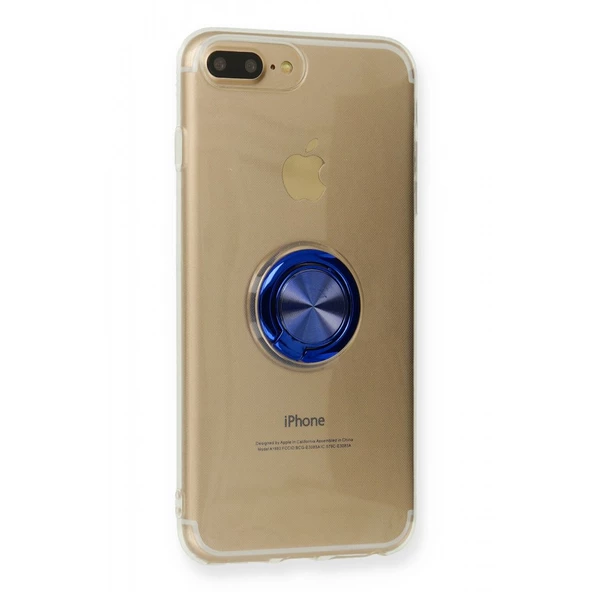 FitCase iPhone 7 Plus / 8 Plus Kılıf Gross Ring Şeffaf Arka Kapak - Resim 7