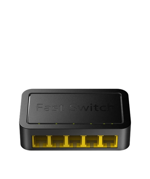 CUDY 5-Port 10/100 Mbps Desktop Switch ürün görseli 1