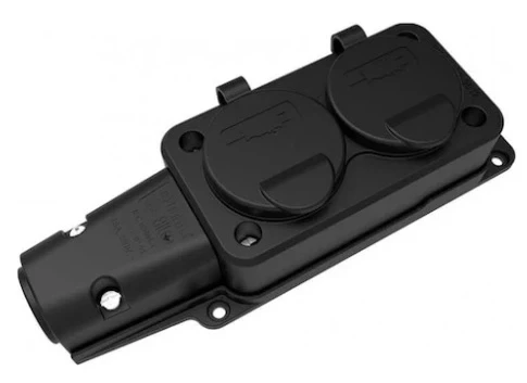 Bemis BK1-1402-3612 1x16A 2P+E 200 250V IP54 Monofaze Kauçuk İkili Grup Prizi ürün görseli 1