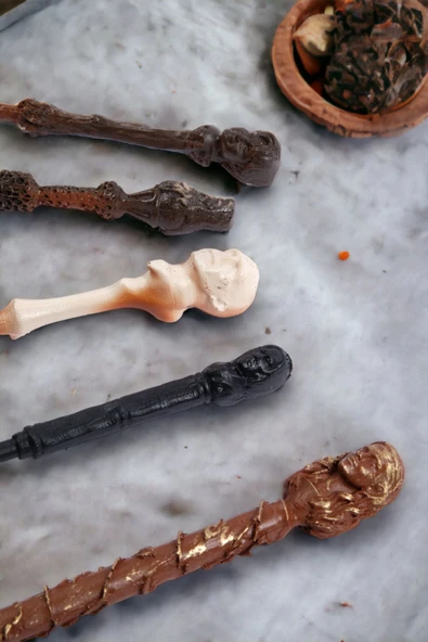 HAPPENS Harry Potter Asası 5'li Asa Seti Harry Hermione Voldemort Dumbledore Snape ürün görseli 1