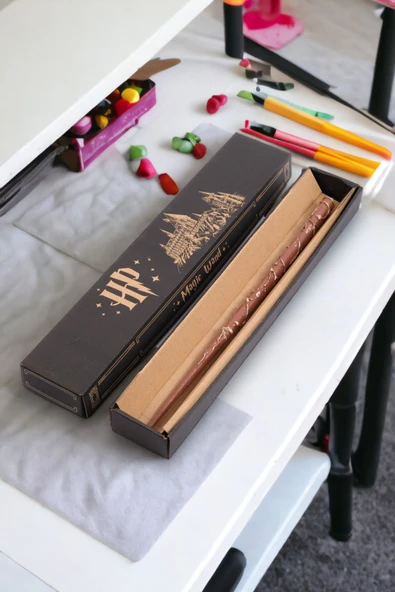 HAPPENS Harry Potter Hermonie Asası 33 Cm , Büyülü Asa, Harmony Asası Kutulu ürün görseli 1