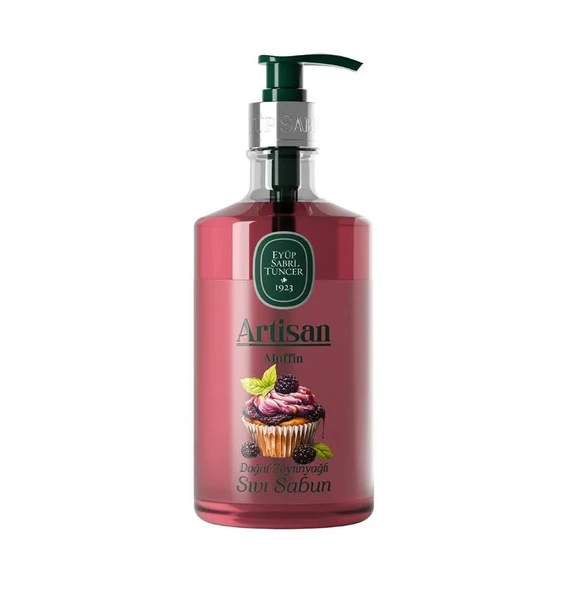 Eyüp Sabri Tuncer Artisan Doğal Zeytinyağlı Sıvı Sabun Muffin 600 ml duru-300007-39520 ürün görseli 1