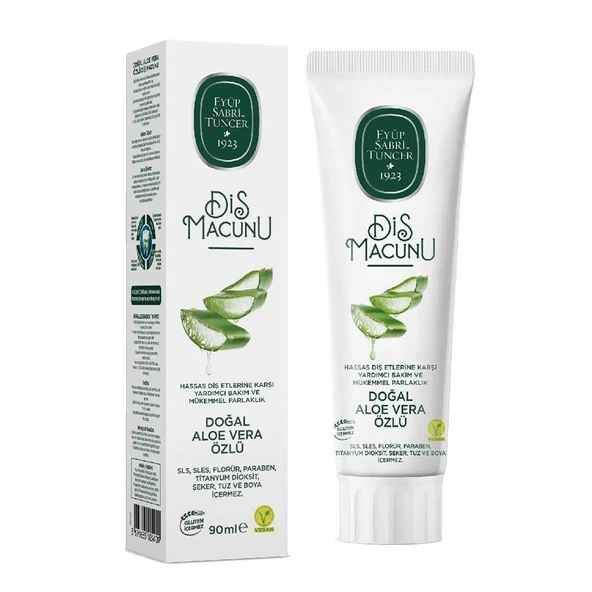 Eyüp Sabri Tuncer Diş Macunu Aloe Vera Özlü 90 ml ürün görseli 1