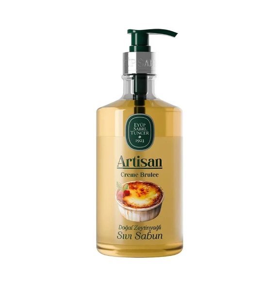 Eyüp Sabri Tuncer Artisan Doğal Zeytinyağlı Sıvı Sabun Creme Brulee 600 ml duru-300008-39522 ürün görseli 1