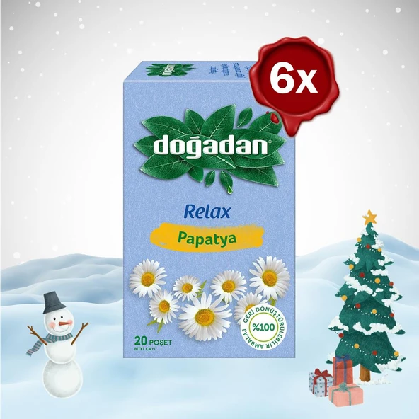 Doğadan Yılbaşı Paketi Papatya Bitki Çayı x 6 ürün görseli 1