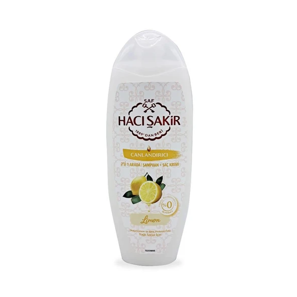 Hacı Şakir Limon 2si 1 Arada Şampuan Canlandırıcı 500 ml ürün görseli 1
