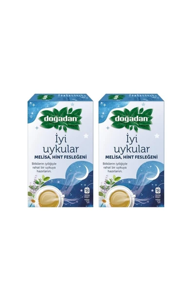 Doğadan İyi Uykular Çayı Melisa ve Hint Fesleğeni x 2 ürün görseli 1