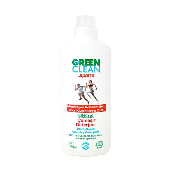 Green Clean Sports Bitkisel Çamaşır Deterjanı 1000 ml ürün görseli 1