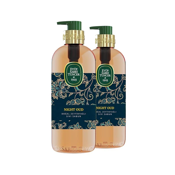 Eyüp Sabri Tuncer Night Oud Doğal Zeytinyağlı Sıvı Sabun 500 ml x 2 ürün görseli 1