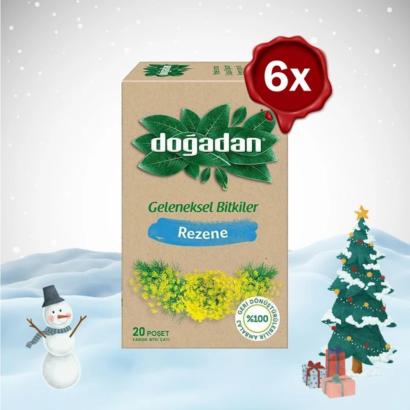 Doğadan Yılbaşı Paketi Rezene Bitki Çayı x 6 ürün görseli 1