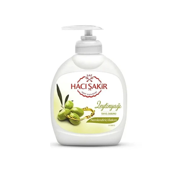 Hacı Şakir Zeytinyağlı Nemlendirici Sıvı Sabun 300 ml ürün görseli 1