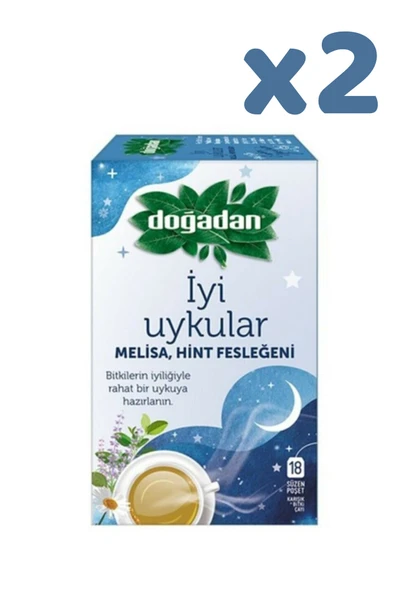 Doğadan İyi Uykular Çayı Melisa ve Hint Fesleğeni x 2 ürün görseli 1