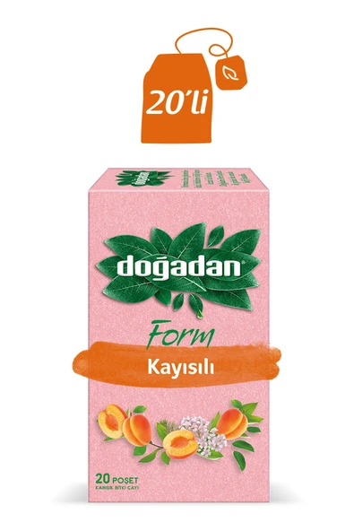 Doğadan Form Çay Kayısılı 20'li ürün görseli 1