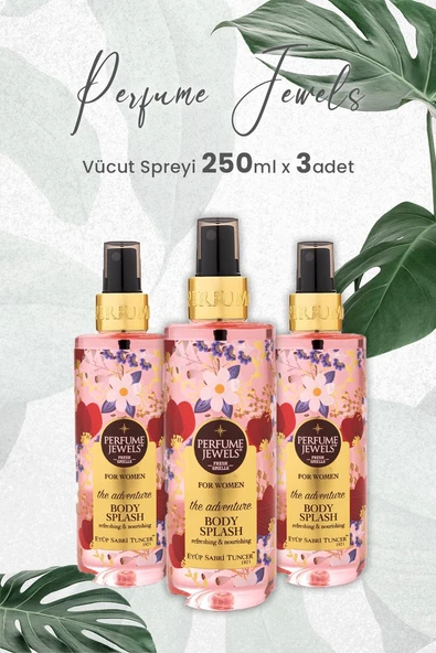 Eyüp Sabri Tuncer Body Splash The Adventure 250 ml x 3 Adet ürün görseli 1