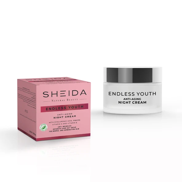 Sheida Endless Youth Yaşlanma Karşıtı Gece Kremi 50 ml - Normal & Karma Ciltler ürün görseli 1