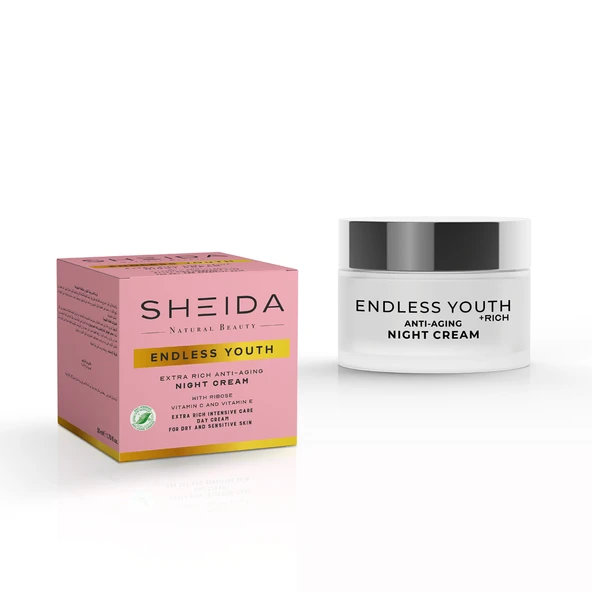 Sheida Endless Youth Yaşlanma Karşıtı Ekstra Zenginleştirilmiş Gece Kremi 50 ml - Kuru & Hassas Ciltler ürün görseli 1