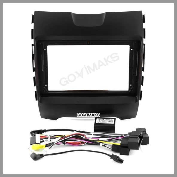 FORD RANGER 2015-2020 UYUMLU 9" SİYAH  ANDROID MULTİMEDYA ÇERÇEVESİ - SOKET ürün görseli 1