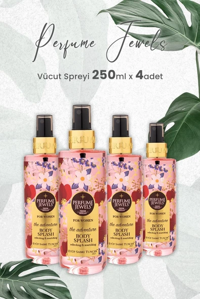 Eyüp Sabri Tuncer Body Splash The Adventure 250 ml x 4 Adet ürün görseli 1