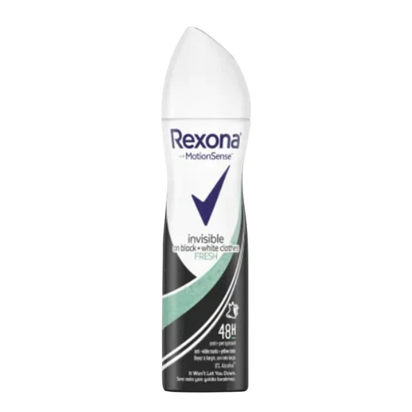 Rexona İnvisible On Black White Clothes Fresh 48H 0742 150 ml ürün görseli 1