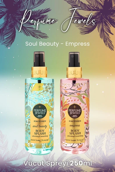 Eyüp Sabri Tuncer Vücut Spreyi Soul Beauty 250 ml ve Empress 250 ml ürün görseli 1