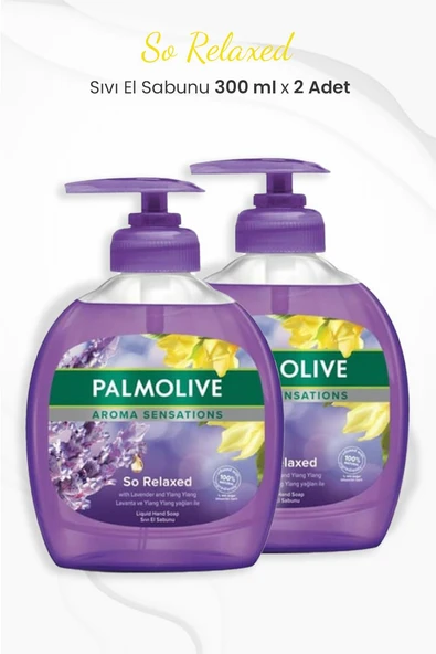 Palmolive Aroma Sensations So Relaxed Sıvı Sabun 300 ml x 2 Adet ürün görseli 1