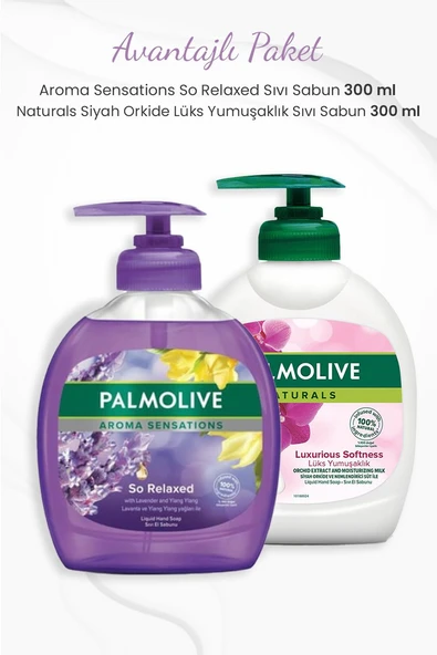 Palmolive So Relaxed ve Siyah Orkide Sıvı Sabun 300 ml ürün görseli 1