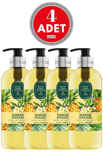 Eyüp Sabri Tuncer Sıvı Sabun Hawaii Ananas 500 ML x 4 Adet ürün görseli 1