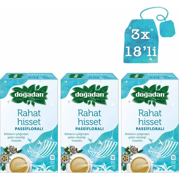 Doğadan Rahat Hisset Passifloralı 18'li x 3 ürün görseli 1