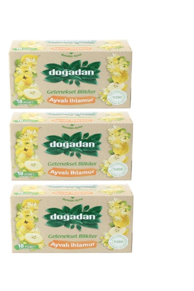 Doğadan Ayvalı Ihlamur Çay 18'li x 3 ürün görseli 1