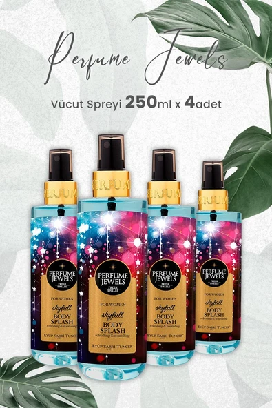 Eyüp Sabri Tuncer Skyfall Vücut Spreyi 250 ml x 4 Adet ürün görseli 1