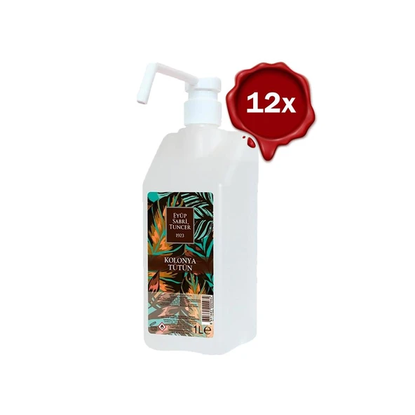 Eyüp Sabri Tuncer Tütün Kolonyası Sprey Başlıklı 1 lt x 12 ürün görseli 1