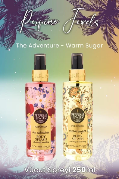 Eyüp Sabri Tuncer Body Splash The Adventure 250 ml ve Warm Sugar 250 ml ürün görseli 1