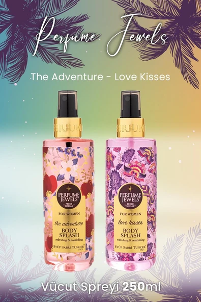 Eyüp Sabri Tuncer Body Splash The Adventure 250 ml ve Love Kisses 250 ml ürün görseli 1
