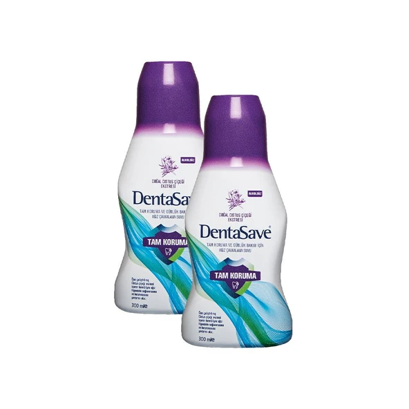 Dentasave Cistus Tam Koruma Çalkalama Suyu 300 ml x 2 ürün görseli 1