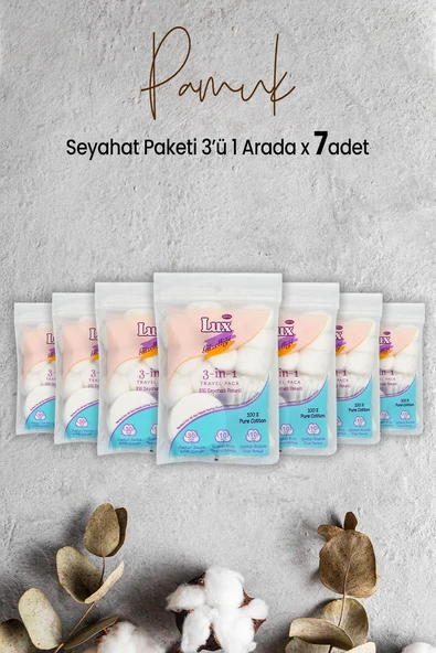 Lux 3' lü Seyahat Paketi x 7 Adet ürün görseli 1