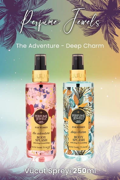 Eyüp Sabri Tuncer Body Splash The Adventure 250 ml ve Deep Charm 250 ml ürün görseli 1