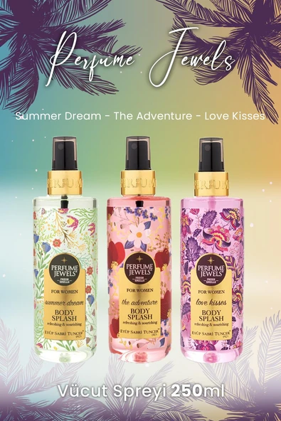 Eyüp Sabri Tuncer Vücut Spreyi Summer Dream, The Adventure ve Love Kisses ürün görseli 1