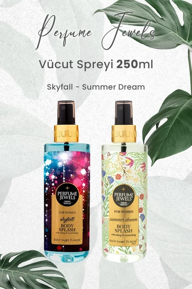 Eyüp Sabri Tuncer Vücut Spreyi Skyfall 250 ml ve Summer Dream 250 ml ürün görseli 1