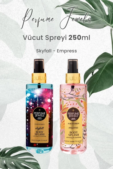 Eyüp Sabri Tuncer Vücut Spreyi Skyfall 250 ml ve Empress 250 ml ürün görseli 1