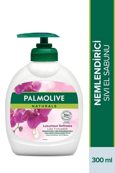 Palmolive Naturals Siyah Orkide İpeksi Yumuşaklık Nemlendirici Sıvı El Sabunu 300 ml ürün görseli 1