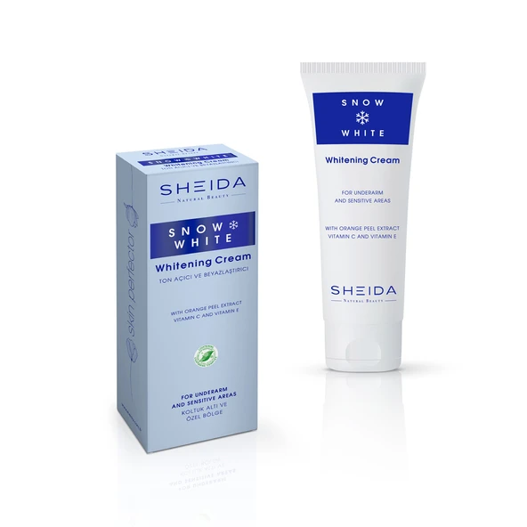 Sheida Snow White Ton Açıcı ve Beyazlaştırıcı Koltuk Altı Ve Özel Bölge Kremi 75 ml ürün görseli 1